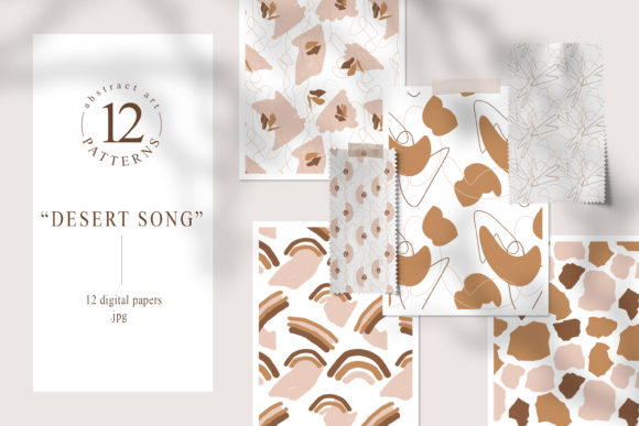 Abstract Shapes Seamless Patterns: A Creative Resource for Designers and Artists