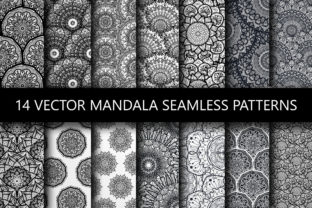 Black White Mandala Seamless Patterns: A Versatile Design Resource