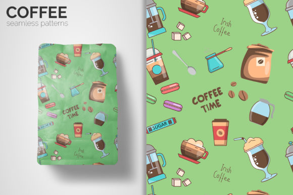 Coffee Seamless Patterns: A Creative Resource for Designers and Makers