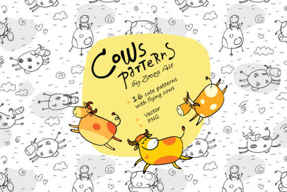 Cows Patterns and Illustrations: A Creative Resource for Designers and Enthusiasts