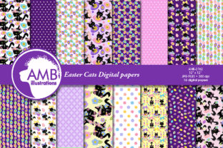 Easter Cats Patterns: A Creative Resource for Scrapbookers and Design Enthusiasts