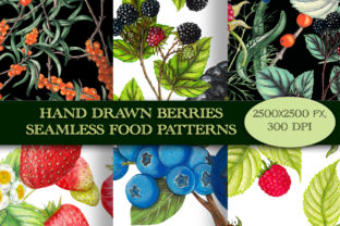 Exploring the Beauty and Utility of Seamless Patterns of Hand Drawn Berries