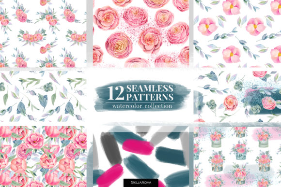 Floral Boxes Seamless Patterns Set: A Strategic Resource for Creative and Business Success