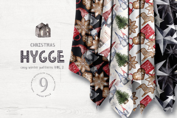 Hygge Christmas Patterns Vol2: Cozy Winter Design for Every Project
