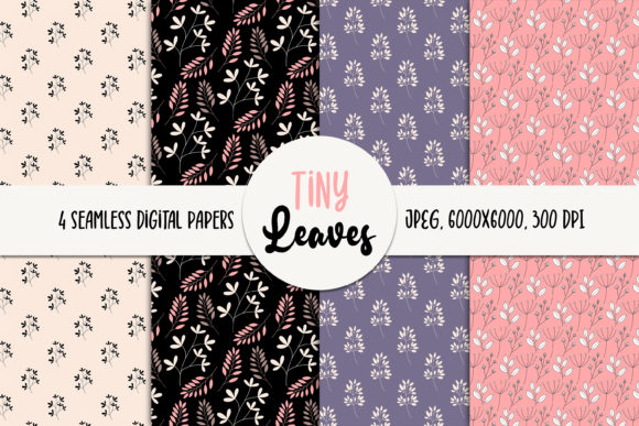 Leaves Seamless Digital Paper - Patterns