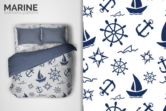 Marine Seamless Patterns