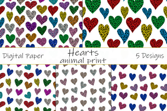 Patterns Leopard Hearts Animal Print: A Versatile Design for Creative Projects
