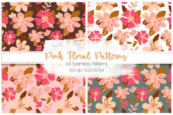 Pink Floral Seamless Patterns: A Versatile Design Resource for Creatives