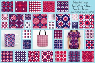 Red, White, Blue Seamless Patterns: A Strategic Resource for Designers and Creators