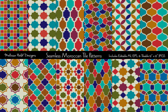 Seamless Moroccan Tile Patterns