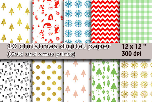 Strategic Use of 10 Gold and Christmas Digital Patterns for Enhanced Planning and Creativity