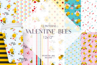 Valentine Bees Patterns