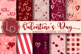 Valentine’s Day Romantic Patterns Vol 01